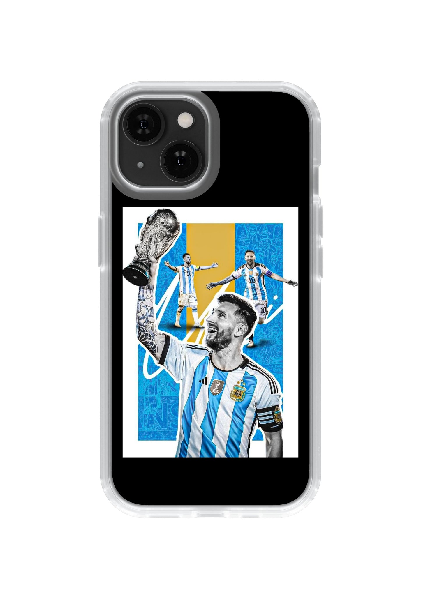MESSI - CLEAR SILICON CASE