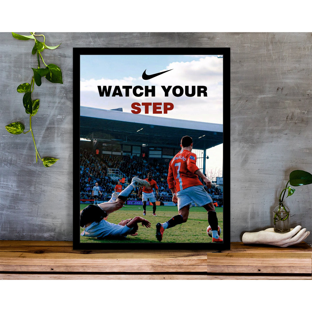 WATCH YOUR STEP - WALL ART