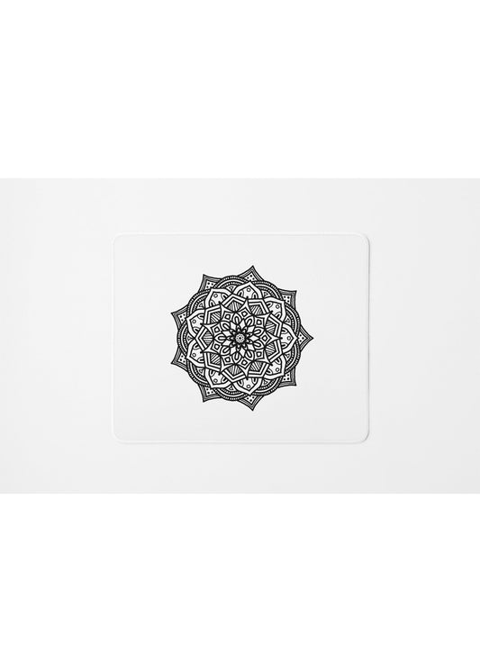 BLACK AND WHITE RANGOLI