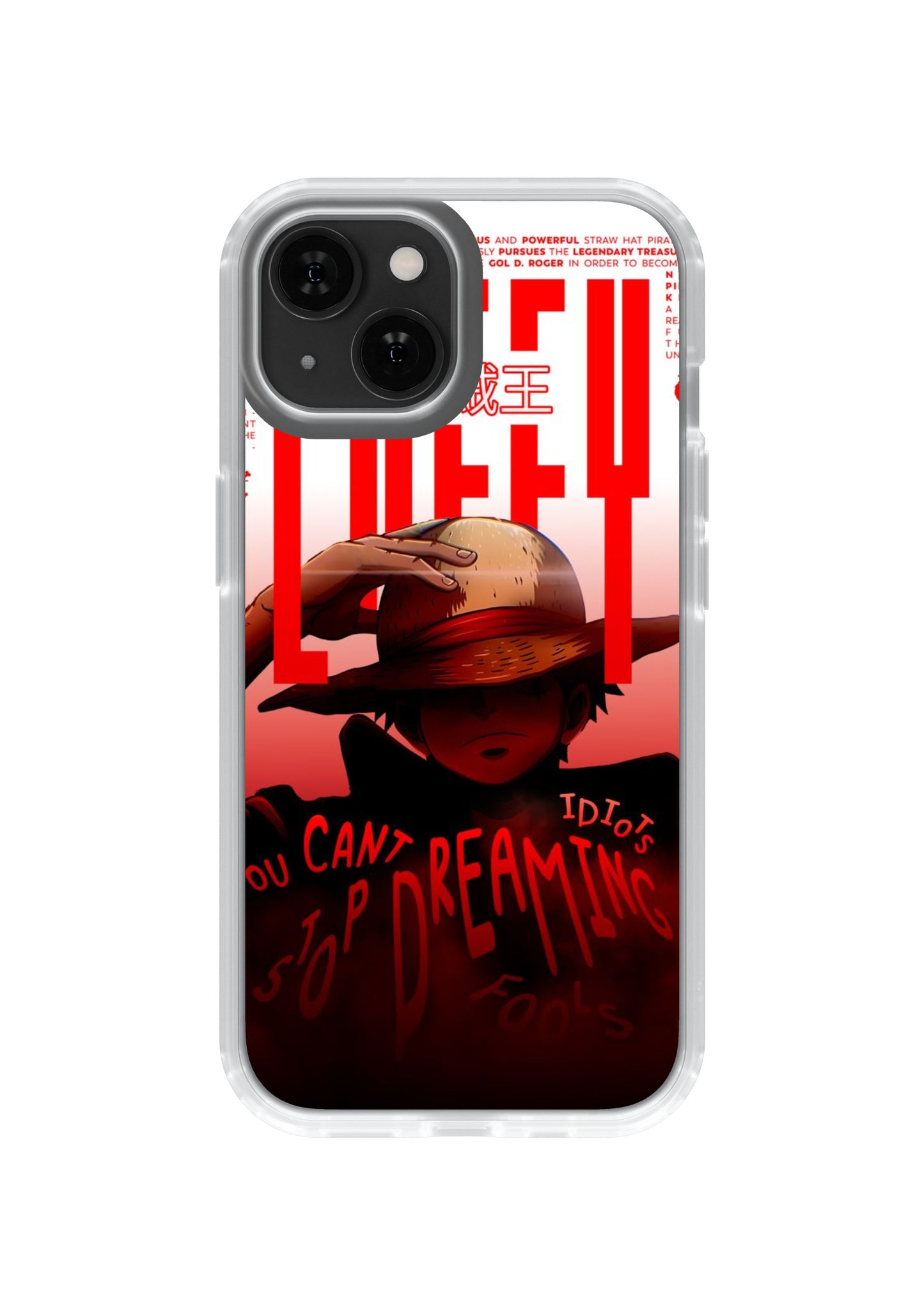 LUFFY - CLEAR SILICON CASE