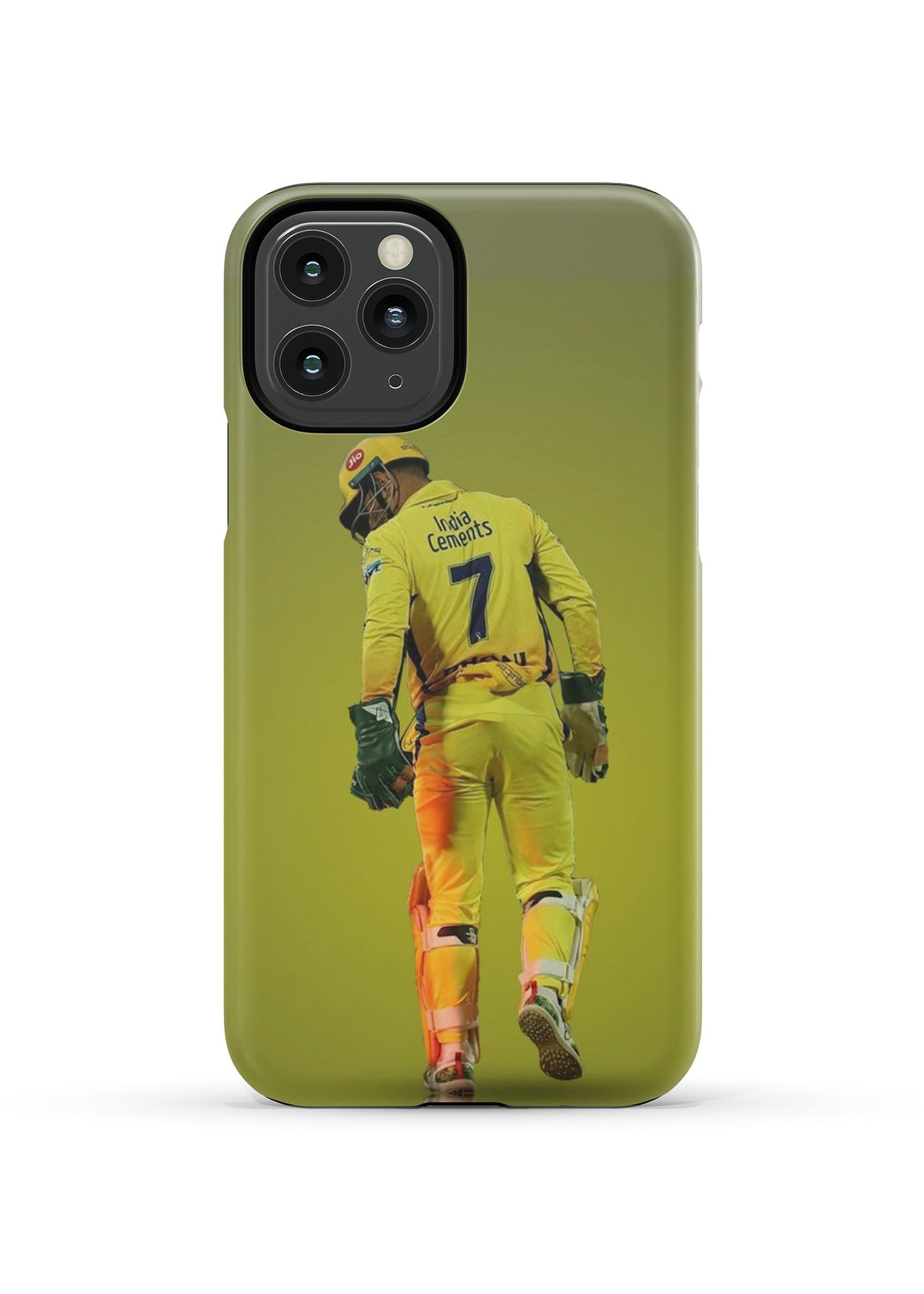 MS DHONI- CSK THEME HARD CASE