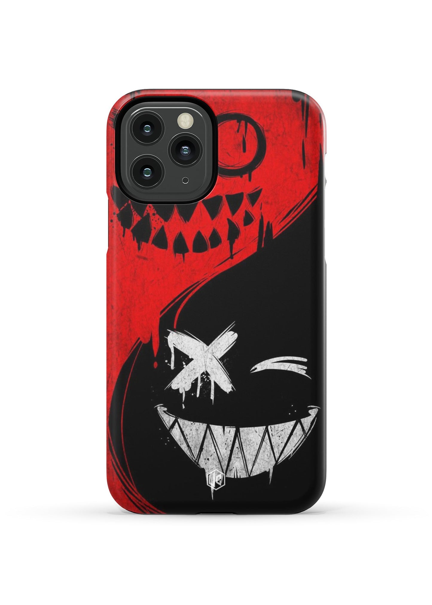 RED AND BLACK HARD CUSTOM CASE