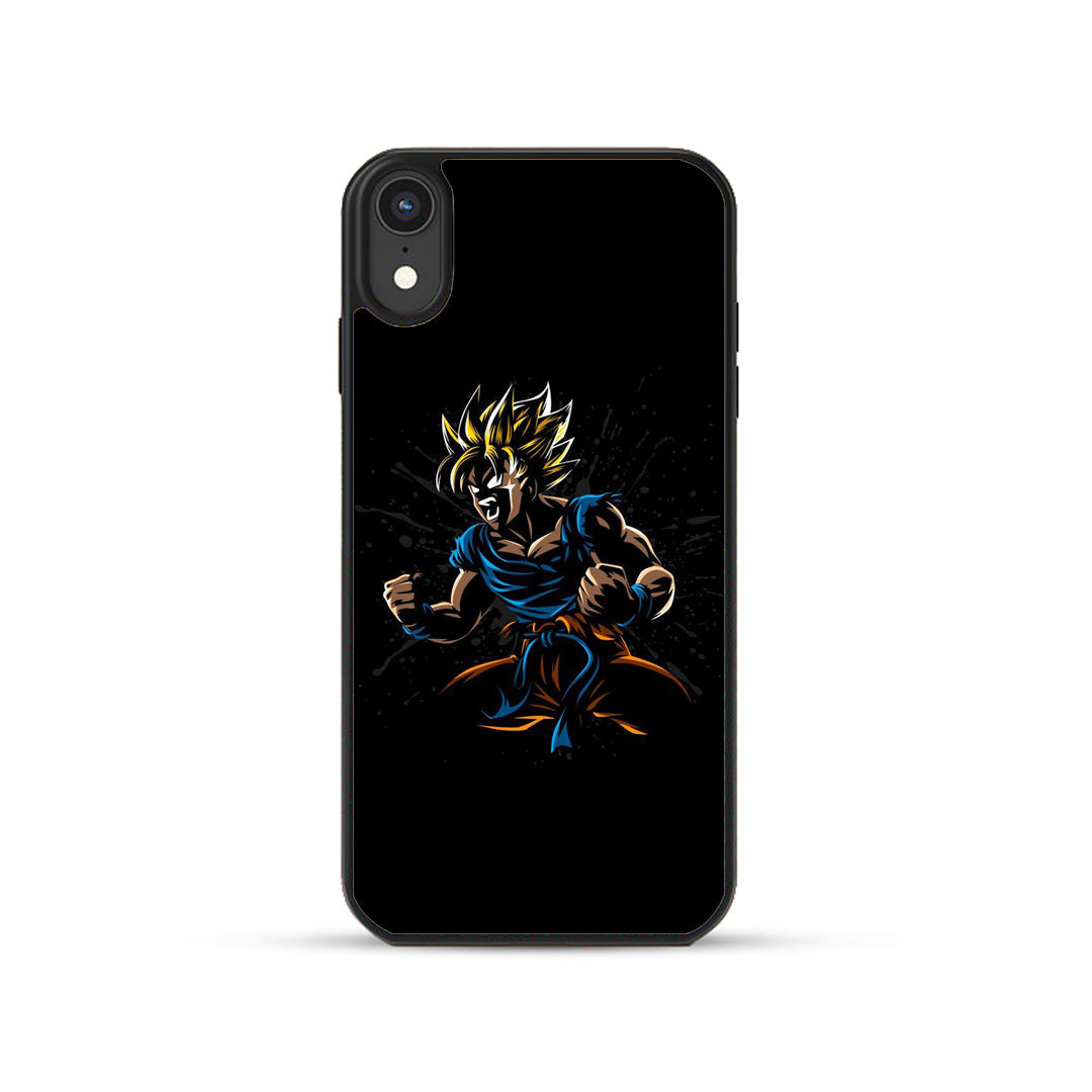 ANGRY GOKU - GLASS CASE