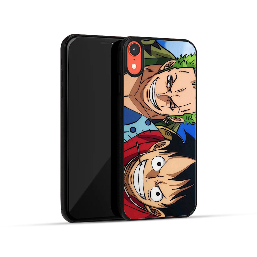 LUFFY & ZORO - ONE PIECE GLASS CASE