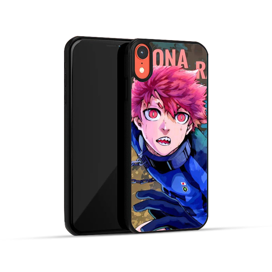 BLUE LOCK GLASS CASE