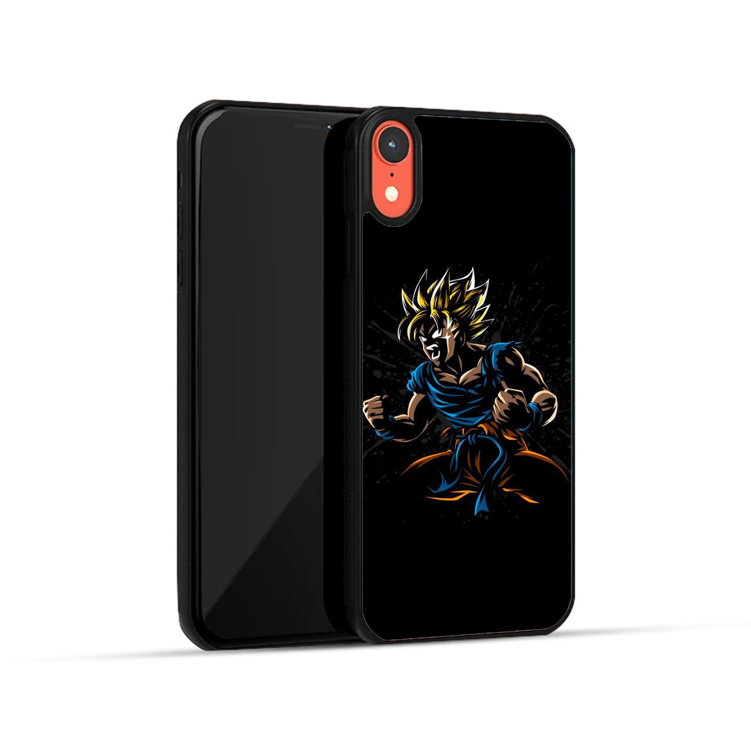 ANGRY GOKU - GLASS CASE