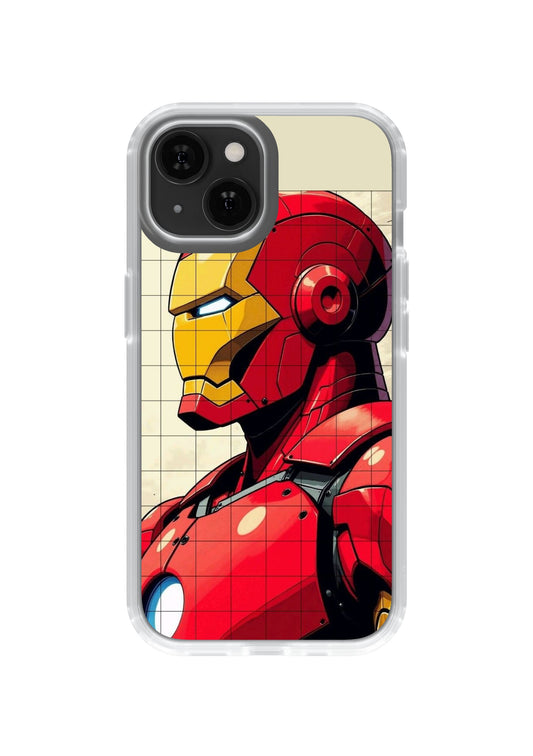 IRON MAN - CLEAR SILICON CASE