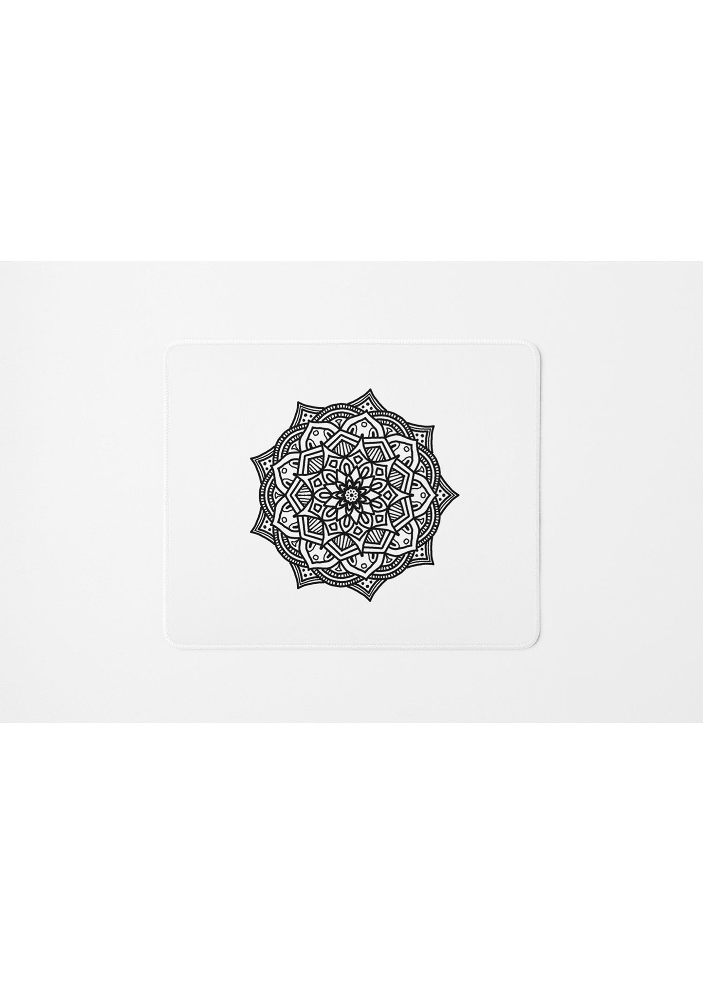 BLACK AND WHITE RANGOLI