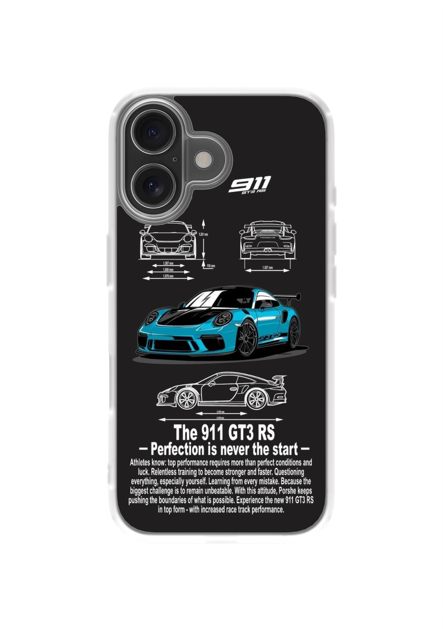 PORSCHE - CLEAR SILICON CASE