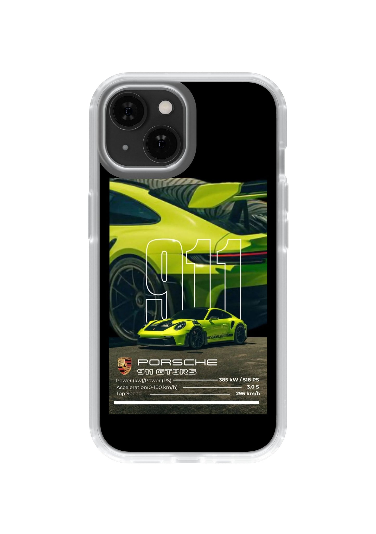 PORSCHE - CLEAR SILICON CASE