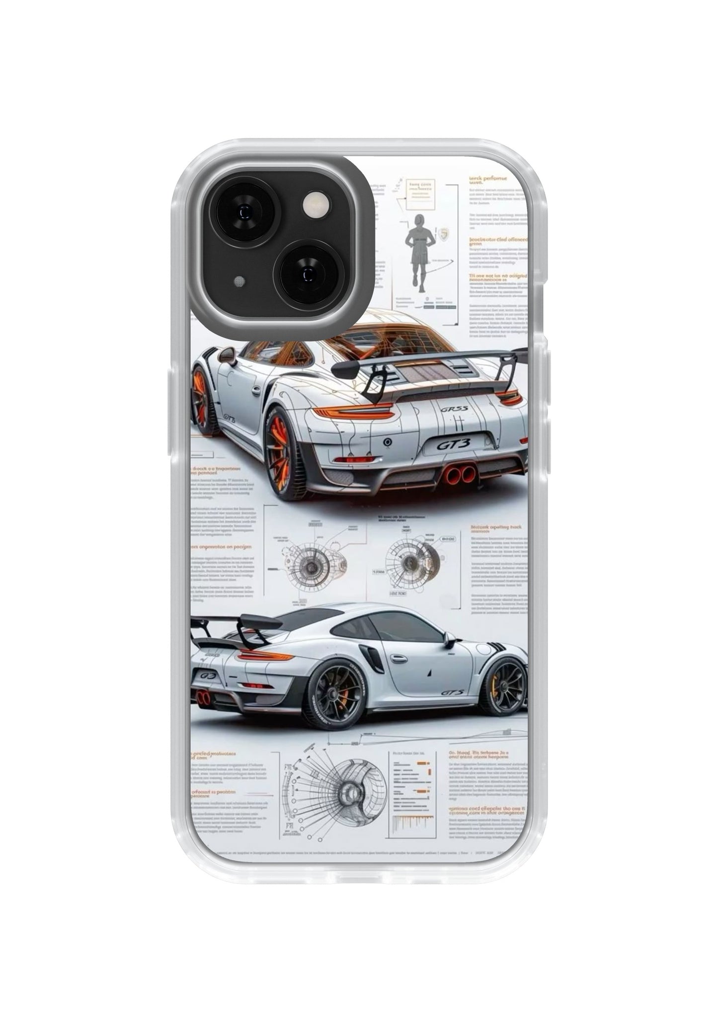 PORSCHE - CLEAR SILICON CASE