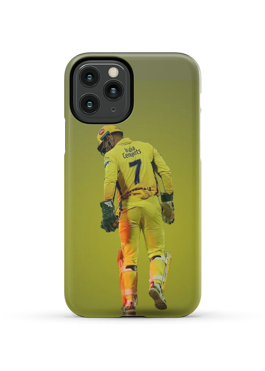 MS DHONI- CSK THEME HARD CASE