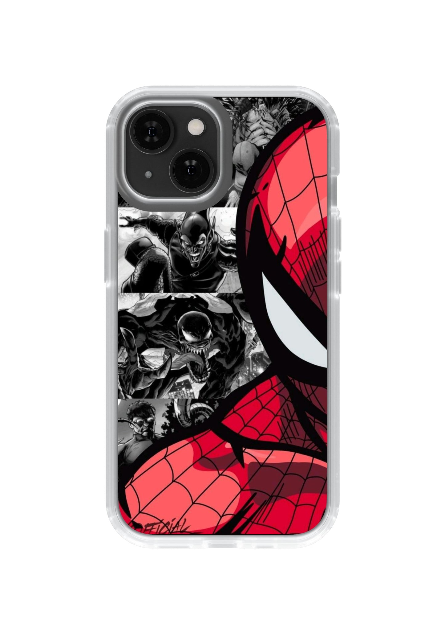 SPIDERMAN - CLEAR SILICON CASE